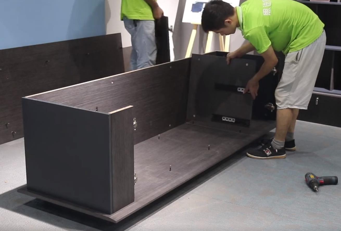 【蟬翼系列-班臺(tái)】思進(jìn)家具實(shí)木油漆產(chǎn)品安裝教程